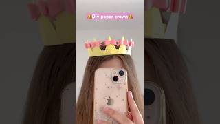 DIY paper crown 👑💖 [upl. by Jordanson]