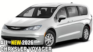 2026 CHRYSLER VOYAGER  Redesign Next Generation [upl. by Yreva980]