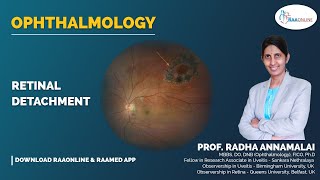 Ophthalmology  Retinal detachment  Raaonline [upl. by Inat]