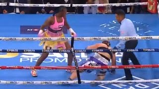 Claressa Shields DEMOLISHES Vanessa LepageJoanisse in 2 ROUNDS [upl. by Lody]