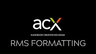 Format audiobook files for ACX submission simple quick tutorial [upl. by Nesnaj]