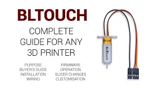 BLtouch for any 3D printer  Comprehensive step by step guide [upl. by Sillek]