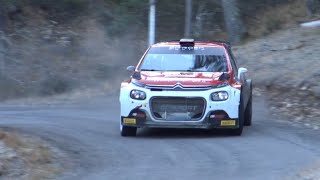 Test Rallye Monte Carlo 2024  Yohan Rossel  Nikolay Gryazin  Citroën C3 Rally2  Flat Out [upl. by Alliuqaj]