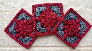 Easy Crochet  Granny Square Tutorial [upl. by Cony395]