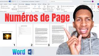 Comment Mettre facilement les numéros de pages  tutoriel Microsoft Word [upl. by Anev]