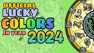 LUCKY COLOR IN 2024  Swerteng kulay sa 2024 at YEAR OF THE WOOD DRAGON Philippines [upl. by Nwaf]