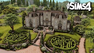 French Chateau  The Sims 4 Speed Build [upl. by Baalman]