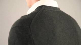 Hawick Knitwear Mens Plain 100 Lambswool V Cardigan [upl. by Notelrahc]