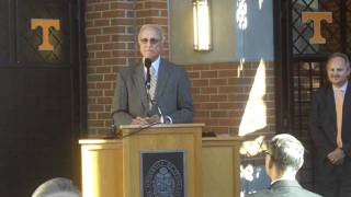 Hank Lauricella  Gen Neyland statue ceremony  111210 [upl. by Aysa]