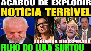 FOI CONFIRMADO SAIU NOTÍCIA TERRÍVEL PARA LULA DA SILVA FILHO DO LULA SURTOU E FEZ POSTAGEM P BOL [upl. by Tedi]