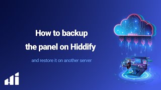 How to backup and restore the panel on Hiddify [upl. by Fulviah744]