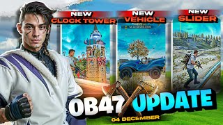 OB 47 UPDATE  TOP15 SHOKING😱 CHANGES  FREE FIRE NEW UPDATE [upl. by Till]