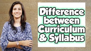 Curriculum vs Syllabus  Difference between Curriculum amp Syllabus  BEd MEd Inculcate Learning [upl. by Alodi]