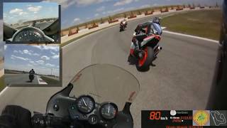 Honda Varadero XL1000V Circuit Albacete ContourHD [upl. by Sharity]