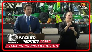 LIVE Florida Gov Ron DeSantis gives update on Hurricane Milton from Ocala [upl. by Drud]