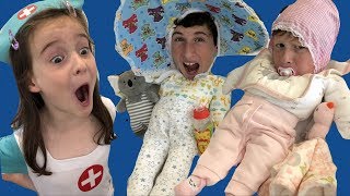 REBORN HOSPITAL ROLEPLAY Babies Gone WILD [upl. by Ennaer273]