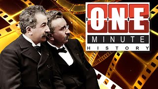 The History of Film  One Minute History [upl. by Duhl]