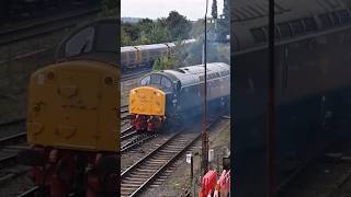 Severn Valley Railway  40106 at Kidderminster Town  svr railway trains class40 [upl. by Nameerf]