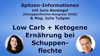 Low Carb amp Ketogene Ernährung bei Schuppenflechte  Psoriasis  Mag Julia Tulipan [upl. by Anaugahs]