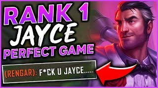 HOW TO PLAY JAYCE PERFECTLY IN SEASON 9 RANK 1 JAYCE WORLD GAMEPLAY  League of Legends [upl. by Pellegrini]