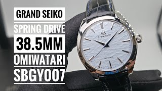 Grand Seiko Elegance Manual Winding Spring Drive Omiwatari SBGY007 [upl. by Anirbaz]