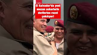 El Salvadorda harp okulundan yeni mezun olan askerlere yapılan ilginç uygulama shorts asker [upl. by Donela632]