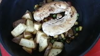 Midweek Chicken with leaampperrins veg with sage and thyme cubed potatoes [upl. by Eemak566]