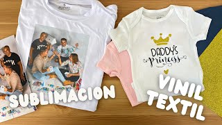 🤯 Ventajas y desventajas de la sublimación vs vinilotextil  Body customizado  Camiseta con foto [upl. by Toile]