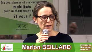 Marion Beillard  du Projet Juvisy 2020 à la liste Juvisy écologique et solidaire [upl. by Karen19]