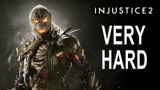 Injustice 2  Scarecrow Battle Simulator VERY HARD NO MATCHES LOST [upl. by Hoehne]