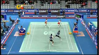 QF  WD  Tian Q  Zhao Y vs M Maeda  S Suetsuna  2012 Victor Korea Open [upl. by Annavaig360]