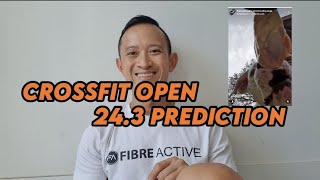 CrossFit Open 243 Prediction  CrossFit Open [upl. by Far]