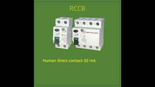 What is RCCB  Circuit breakers rccb basicelectricalengineering [upl. by Derick]