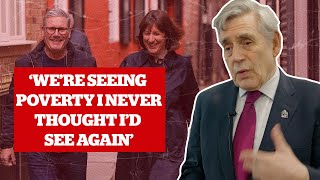 Gordon Brown We’re Seeing Poverty I Never Thought I’d See Again’ [upl. by Brass]