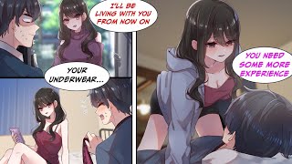 Manga Dub My sister gets a boyfriend so her beautiful roommate moves in with me RomCom [upl. by Lennahs]