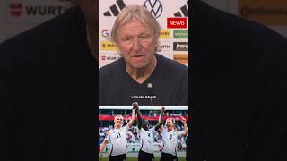 interview Horst Hrubesch ⚽️🔥DFB Frauen Fussball Mannschaft EM [upl. by Eisor]