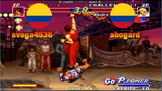 Real Bout Fatal Fury ➤ svega4536 Colombia vs abogard Colombia rbff1 [upl. by Normy]