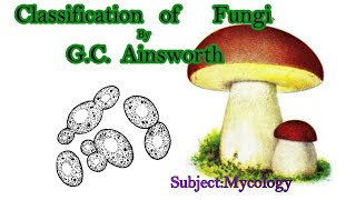 Classification of Fungi By GC Ainsworth ll Mycology II Botany II DrHadi Bux [upl. by Ylloj]