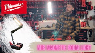 Milwaukee M18 ABL  Magnetic Boom Light [upl. by Ardnoet]