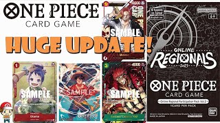 Huge One Piece TCG Event Update Serial Shanks New Promos One Piece TCG News [upl. by Ehtylb]