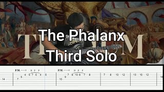 Trivium  The Phalanx  3rd Guitar Solo  Tabs [upl. by Edahc]