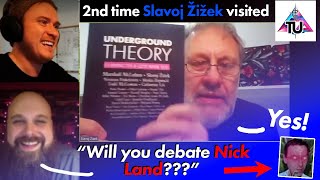 Slavoj Zizek on The Event and the Metacrisis  accepts Nick Land debate challenge [upl. by Wallach]