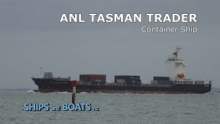 ANL Tasman Trader  Container Ship  Auckland New Zealand [upl. by Skipp390]