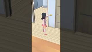 Rina larka ketakutan😹shortvideo viralvideo jedagjedugsakuraschoolsimulator [upl. by Marjana]