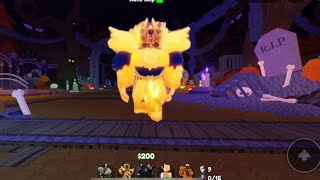 Wow helloween event🎃🎃toilet tower defense [upl. by Areehs]