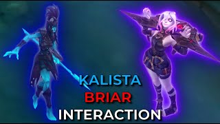 BRIAR ult VS KALISTA ult Interaction test [upl. by Cressi]