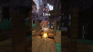 How to build a Camp Fire in Minecraft Tutorial minecraft [upl. by Lirret]