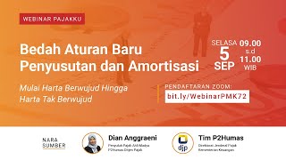 Webinar Pajakku Bedah Aturan Baru Penyusutan dan Amortisasi [upl. by Ecneret]