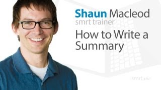 How to Write a Summary [upl. by Mistrot]