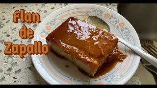 RECETA DE FLAN CON CALABAZA  DELICIOUS PUMPKIN CUSTARD [upl. by Solrac]